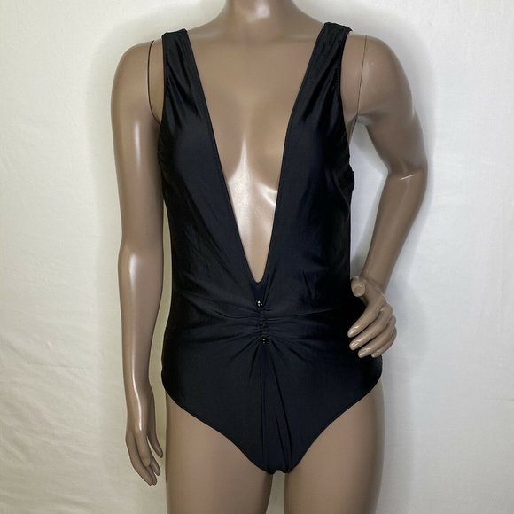 Ganni Other - Sz: EUR 40/US: 8 Ganni Plunge Ruched Swimsuit